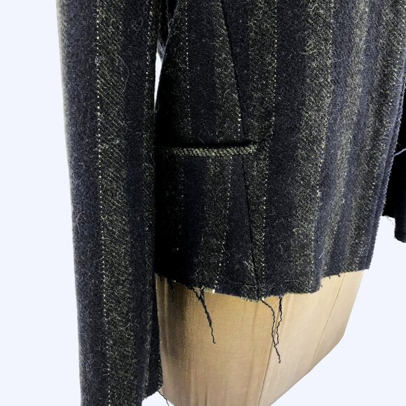 Isabel Marant Étoile Womens Striped Wool Jacket - Size 38 - Picture 8 of 12